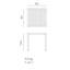 Cube Outdoor Square Dining Table-2136631472