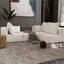 Canapé d'angle beige avec un taux de résistance élevé, des coussins moelleux et un support idéal pour regarder la télévision-715613147-715613145-715613144