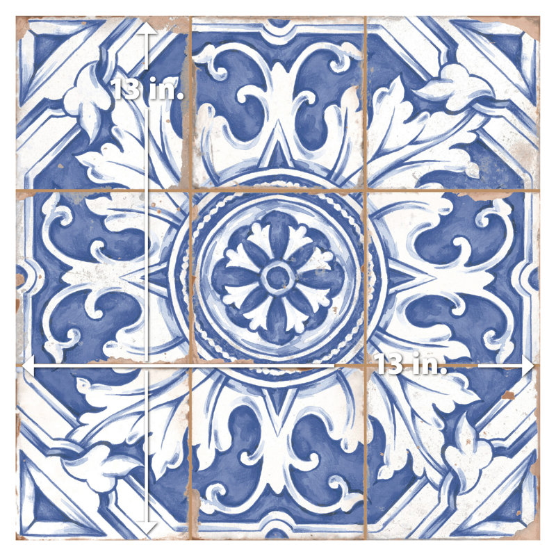 Kings Campania 13 In. X 13 In. Ceramic Floor And Wall Tile