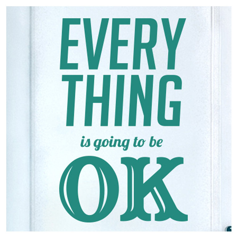 Wall Decal, Aqua Green