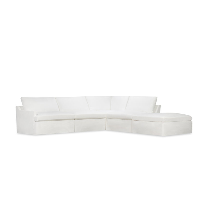 Canapé modulaire 5 pièces Wrenley, Croisière à la dérive, Bayou flamme, toile