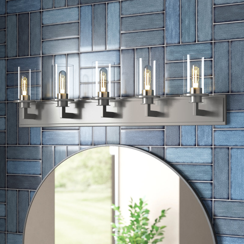 Attah 5 - Light Dimmable Vanity Light, Brushed Nickel