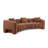Ollis Minimore Modern Style 126.77" W Modular Curved Shape Type4 4s Sofa-121933899