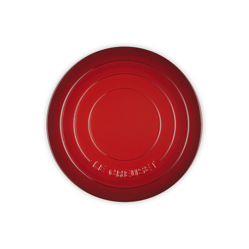 Le Creuset Stoneware Round Pizza Stone, 15", Cerise