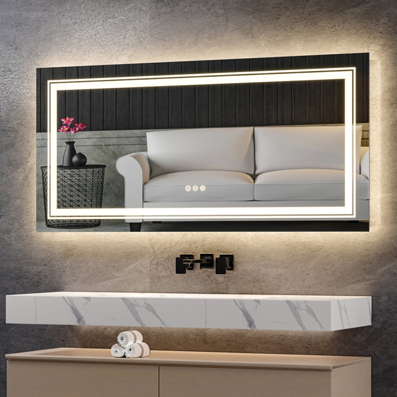 Shymel Rectangle Wall Mirror, 24" x 39.5"