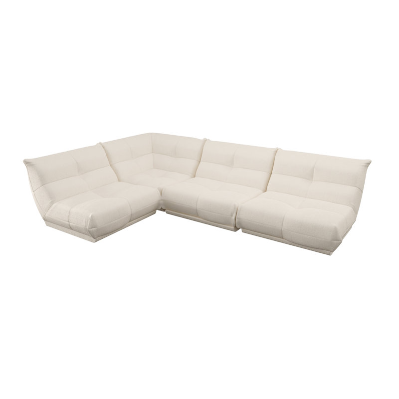 Grand Right Corner Sofa, Cream, Left Hand Facing