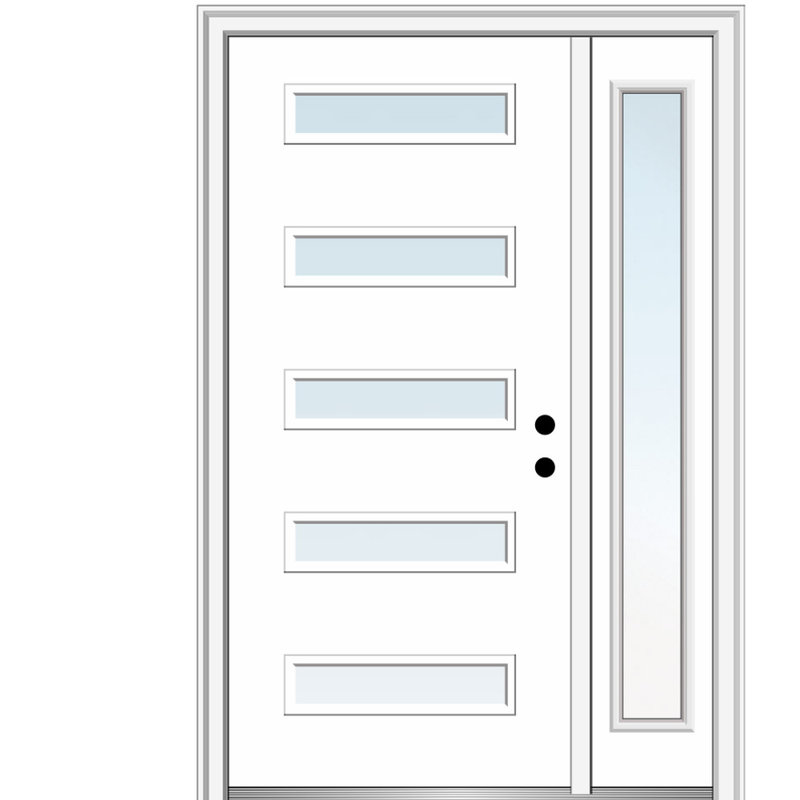Portes d'entrée prémontées Spotlight, Gauche, 51 po x 81,75 po