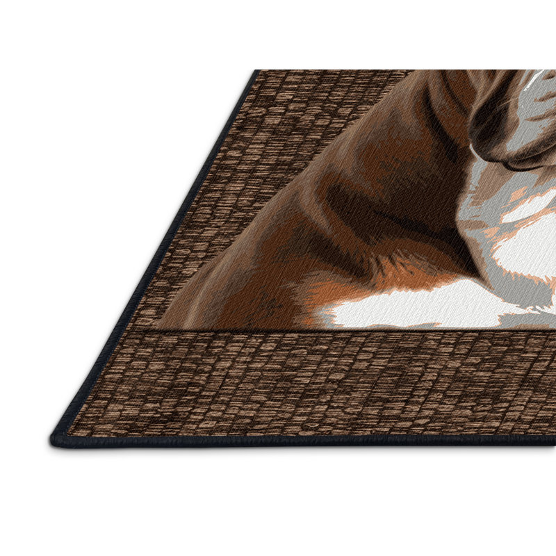  Tapis lavable Cane Corso, Rectangulaire 3 pi x 5 pi