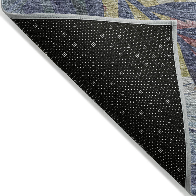Tapis intérieur / extérieur bleu Warpella , 5' x 7'6"