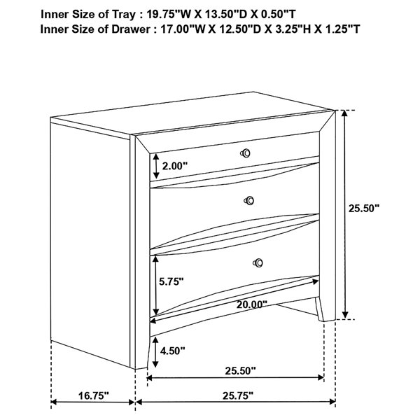 Dimensions du produit