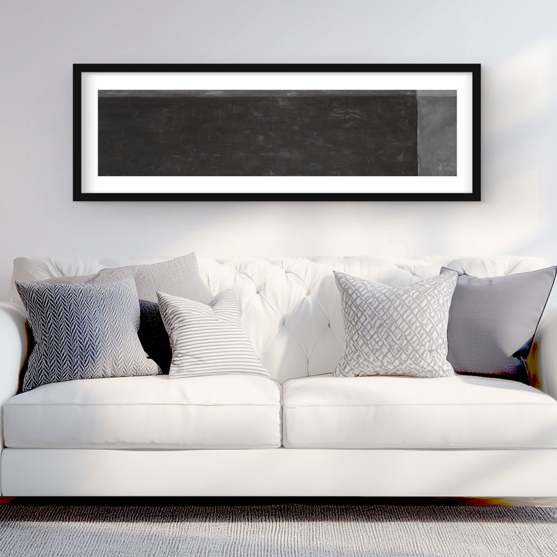 Quatre nuances de gris - formes industrielles, reproduction encadrée
