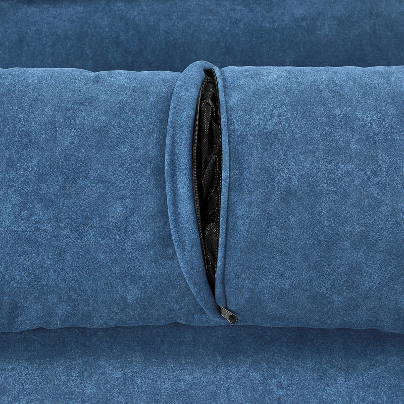 Latitude Run® 55.1" Pull Out Sleep Sofa Bed Loveseats Sofa Couch With ...