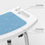 HOMCOM Shower Chair for the Elderly and Disabled, Backrest-2100384138