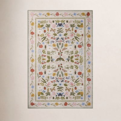 Rifle Paper Co. x Loloi Canopy Cream Area Rug