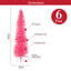 5.97' H Lighted Artificial Pine Christmas Tree