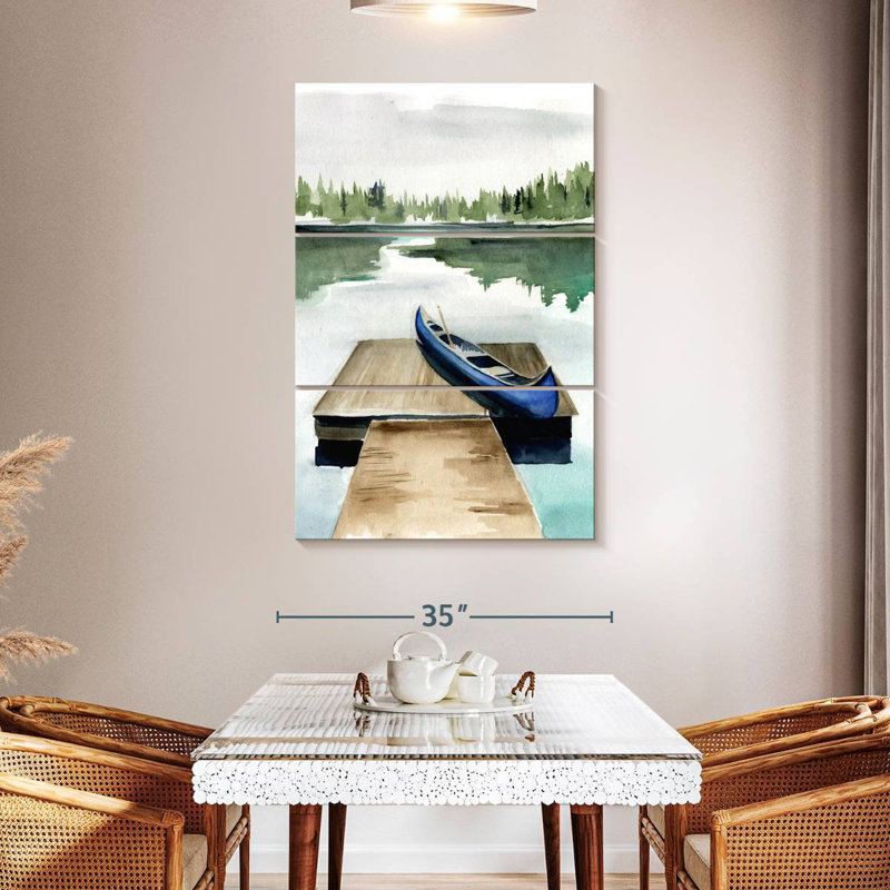 Lake Views I, 50" H x 32" W