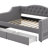 Upholstered Twin XL Size Daybed With LED Belt And 2 Drawers-742420045