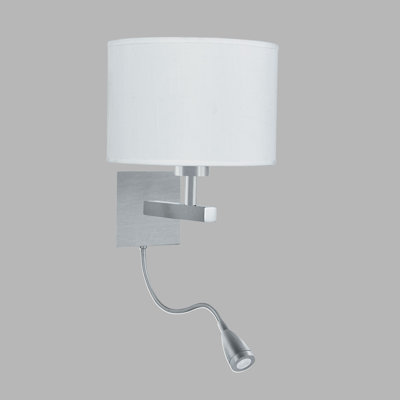 Audra Mild Steel LED Armed Sconce