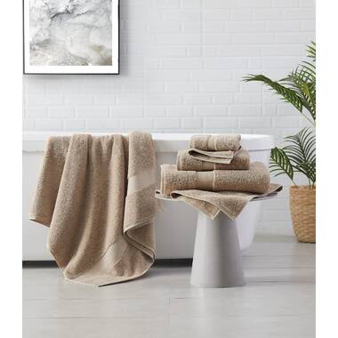 Bomonti 6 Piece Turkish Cotton Towel Set Enchante Home Anthracite