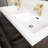 48 In. Double Sink Wall Mounted Bathroom Vanity With White Resin Top-104903846