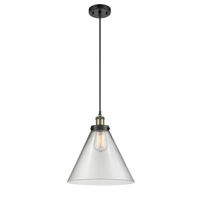 Luminaire suspendu conique à 1 lumière Gendron