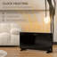 Daleesa 2000W Electric Convector Heater, Quiet Space Heater with LED Display, Black