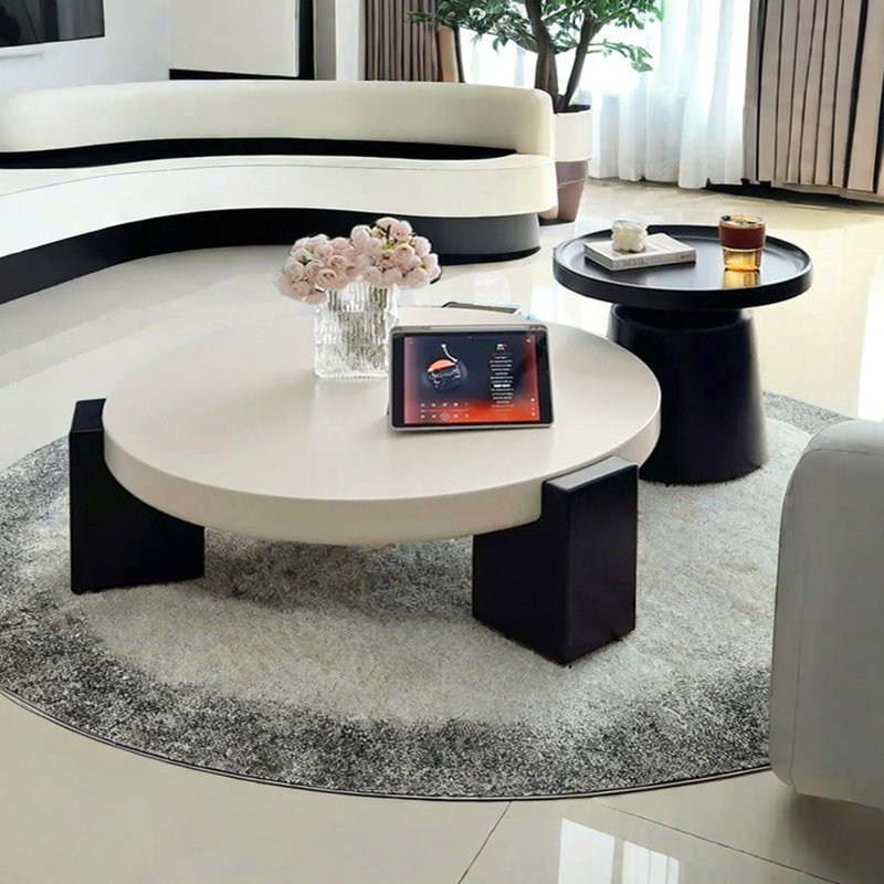 Table basse Minimalist, H 12,59 po x L 43,3 po x l 43,3 po
