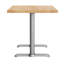 Table commerciale en bois massif L 48 po x l 30 po avec deux bases en T de 22 po x 22 po-1749397404-1749397395-1749397393
