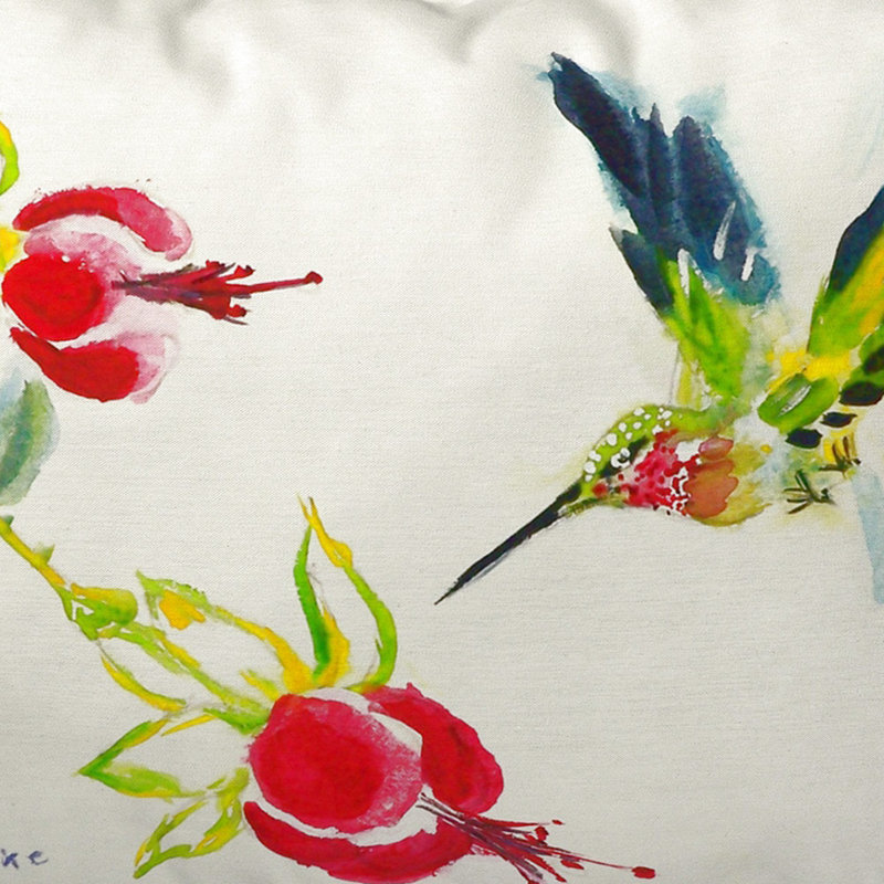 Coussin lombaire intérieur / extérieur Hummingbird Hummingbird