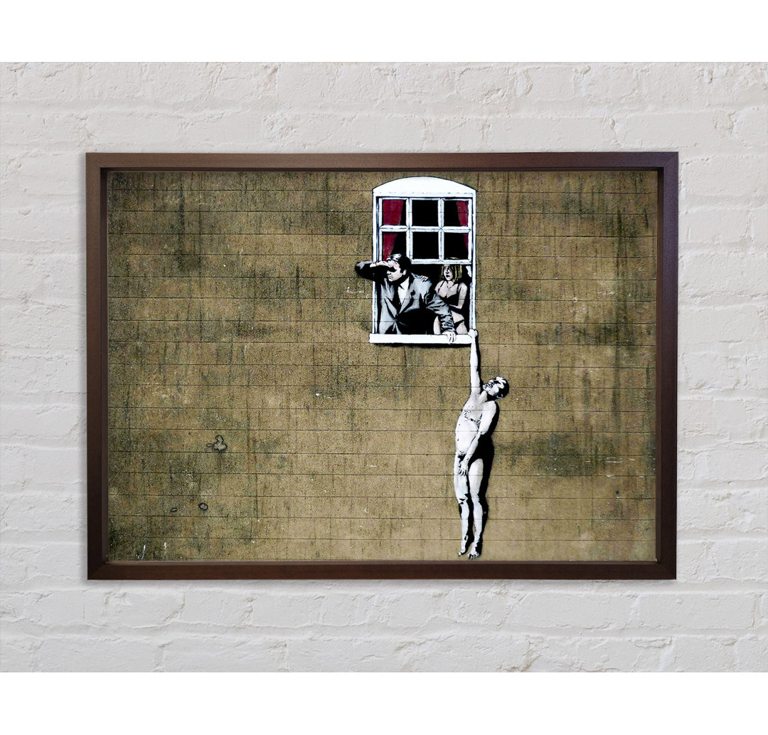 Window Lovers Original - Einzelner Bilderrahmen Kunstdrucke auf Leinwand