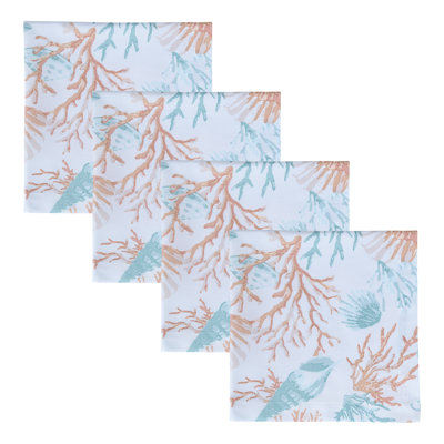 Avayah Oceanic Pink Napkin Set of 4