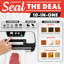Gourmia Vacuum Sealer With 10-in-1 Functions, Built-in Bag Cutter And Roll Storage