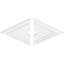 Médaillon de plafond contemporain en PVC de qualité architecturale 32 po x l 32 po x H 21 3/8 po x P 6 po x P 11 1/4 po x P 1 po-36073105