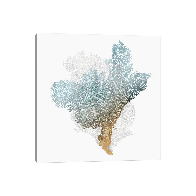 Delicate Coral III by Isabelle Z - Wrapped Canvas Painting, 66.04 cm H x 66.04 cm W x 3.175 cm D
