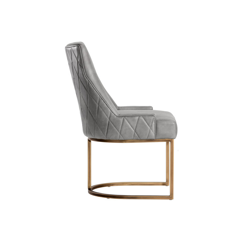 Florence Upholstered Dining Chair, Gray