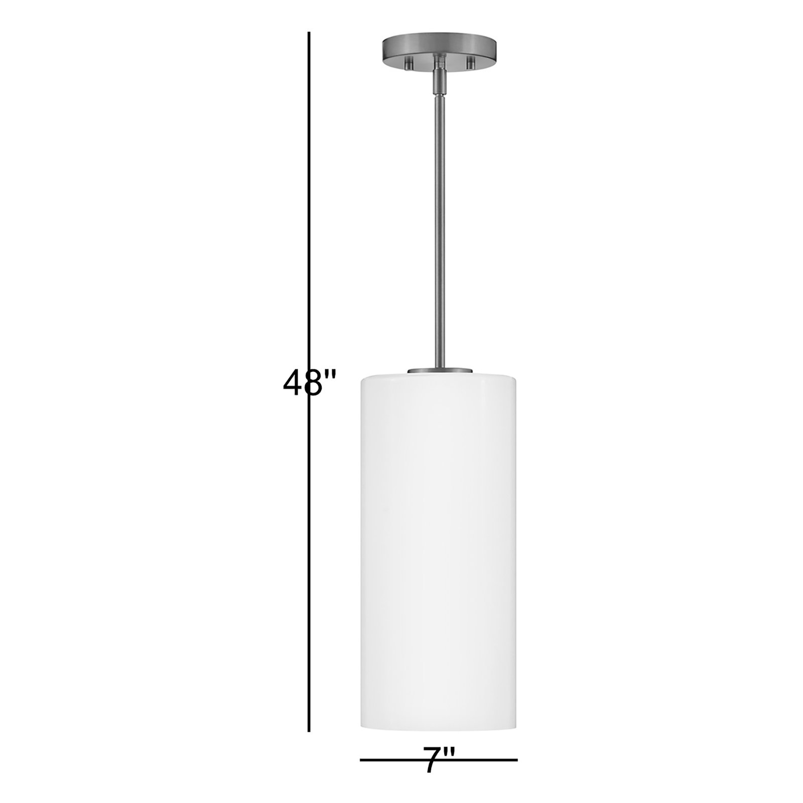 Chelles Pendant Light, Lacquered Brass