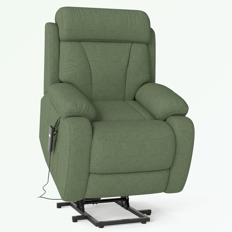 Power Lift Recliner with side pocket, Dark Green