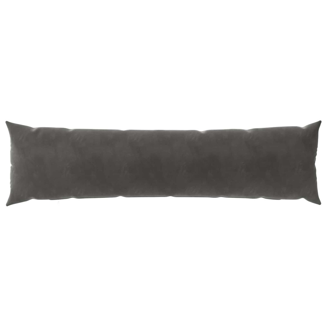 Vidaxl Cushion Cover Heerlen Dark Grey 40 X 145 Cm Velvet, Grey - Image 2