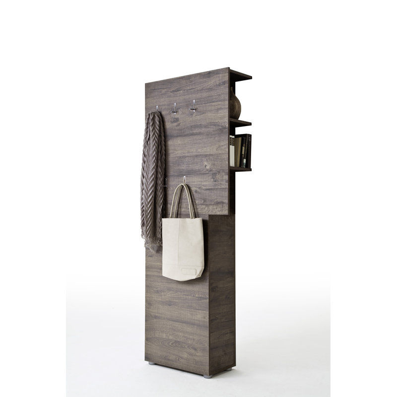 Raines Hall Tree 70cm Wide, Dark brown