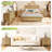 24" Height Nightstands With Three Drawers, Set Of 2-123386531