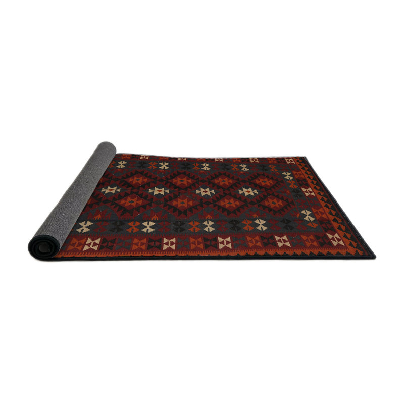 Tapis rouge à motif sud-ouest, Rond 7 pi