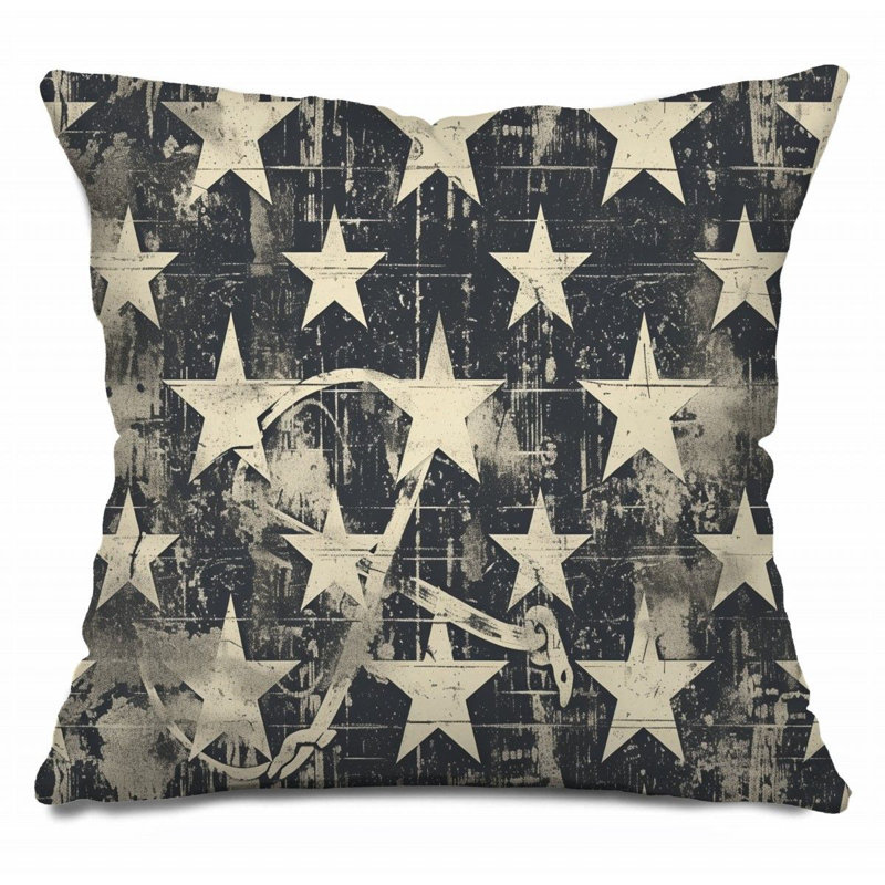 Coussin American, H 18 po x l 18 po