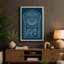 Deco Blueprint Art Deco - Wrapped Canvas-1442535047-1442535071