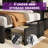 Sherell Full Size Bed Frame with 4 Storage Drawers,Black-100845099-100845096