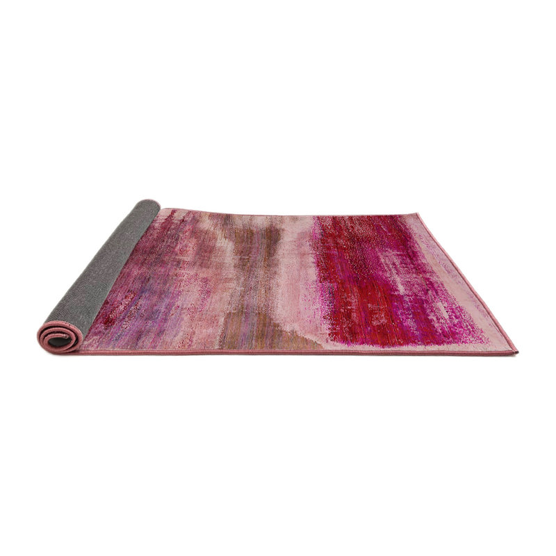 Wool Abstract Indoor Rug, Round 3'