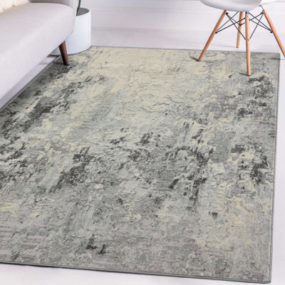 Tapis abstrait gris