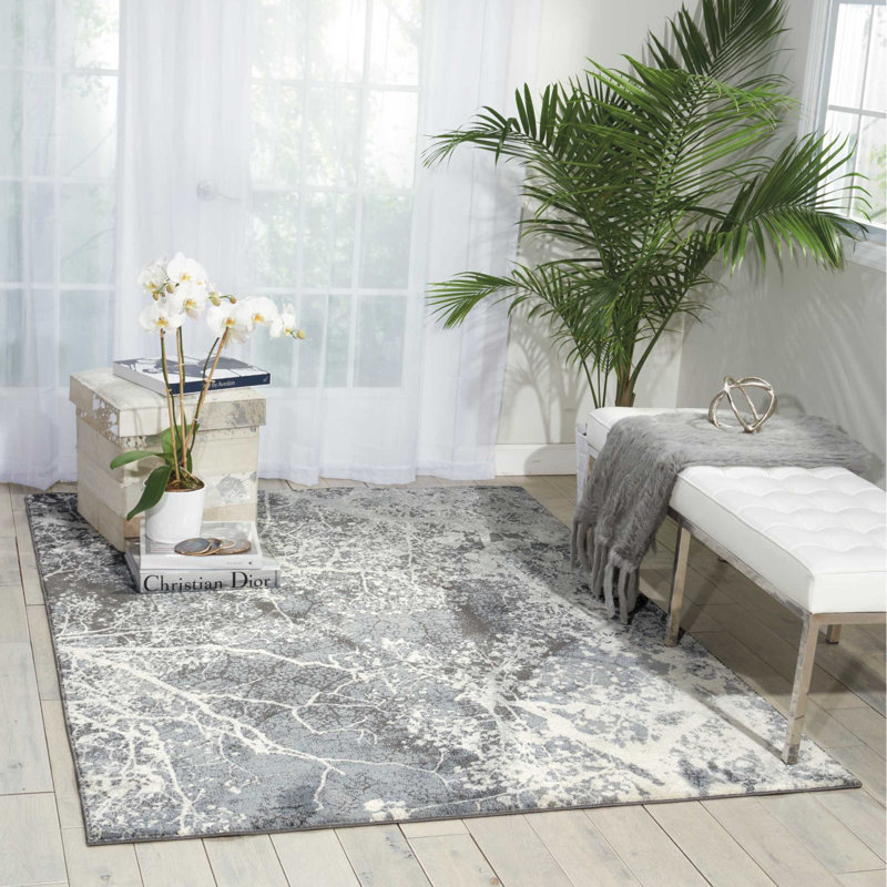 Abstract Indoor Rug, Rectangle 7'10" x 10'6"