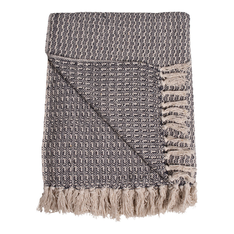 Worchester Striped Blanket with Fringe
