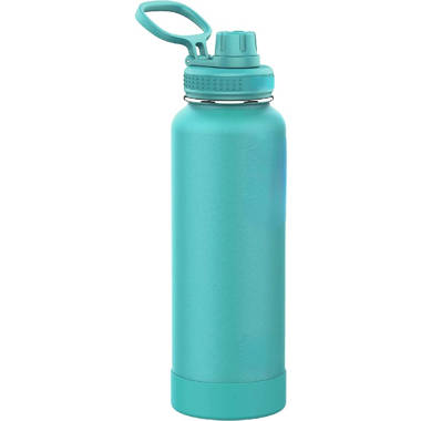 Orchids Aquae 128oz. Insulated Stainless Steel Water Bottle Straw