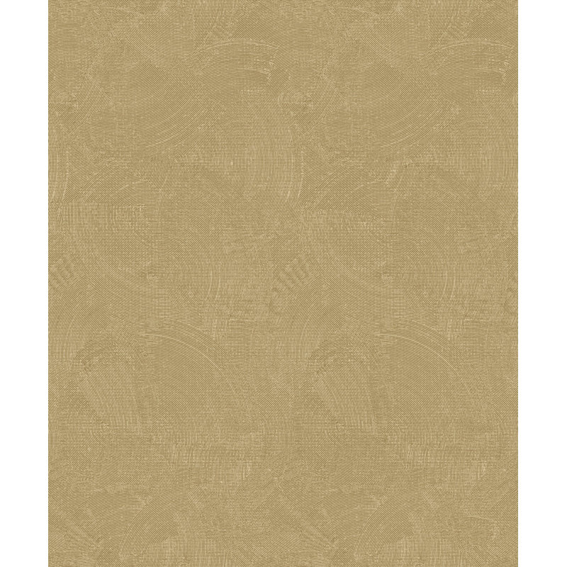 Zen Collection Abtract Non-Woven Metallic Wallpaper Roll, Gold